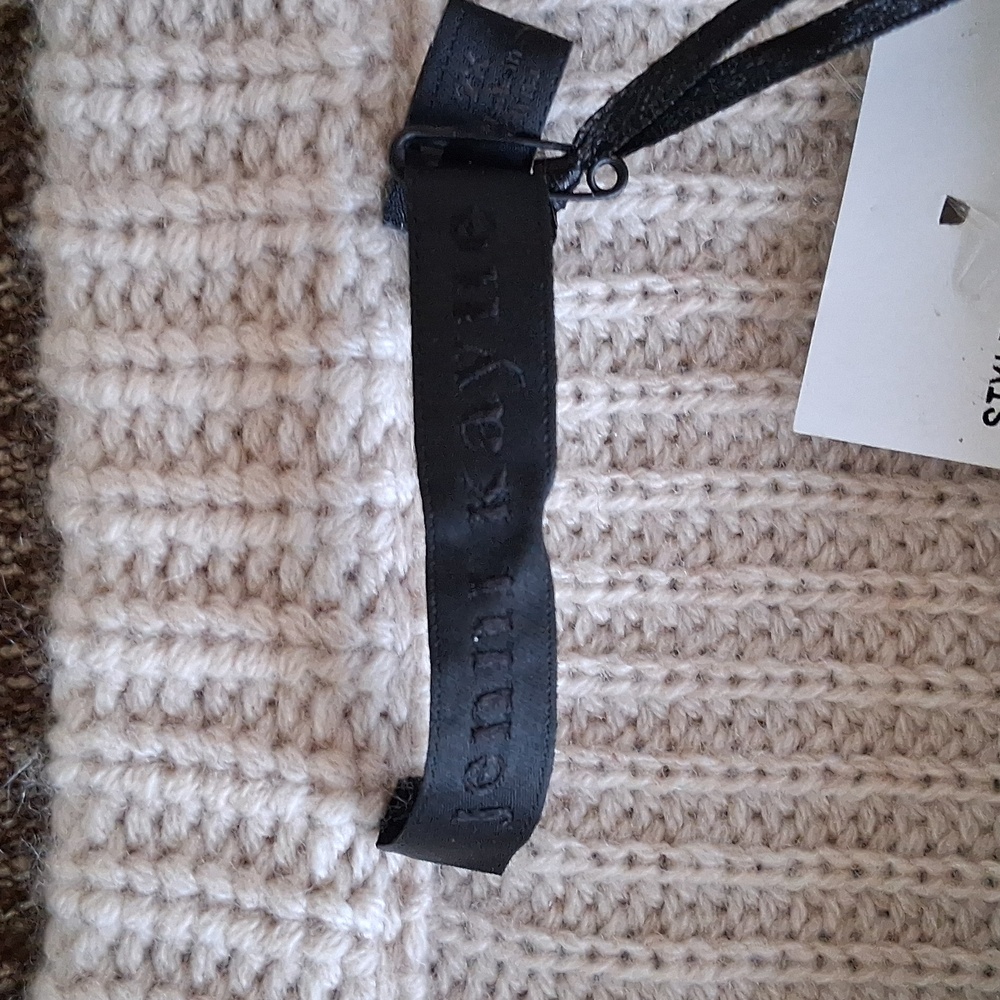NWT Jenni Kayne Cashmere Fisherman Knit Sweater - Picture 7 of 10